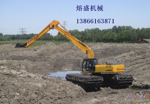 zy210sd超长臂水陆两用挖掘机 多功能工程机械租赁解决方案